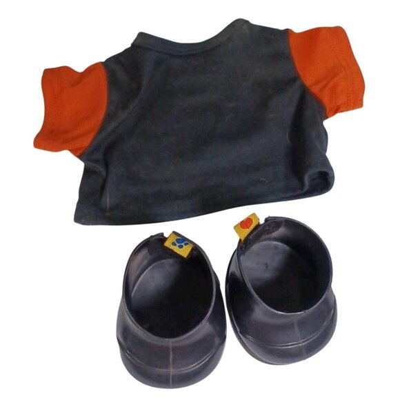 Complete Build A Bear Harley Davidson Outfit Leather Jacket Jeans Shirt Boots - Picture 5 of 6